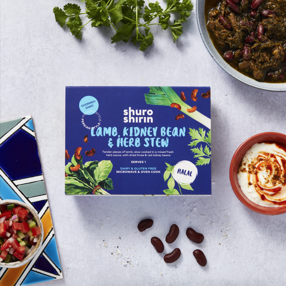 Lamb, Kidney Bean & Herb Stew (Ghormeh Sabzi)