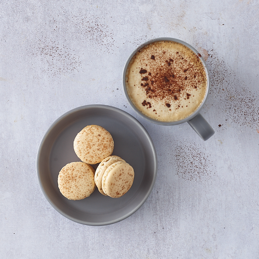 Cappuccino Macarons