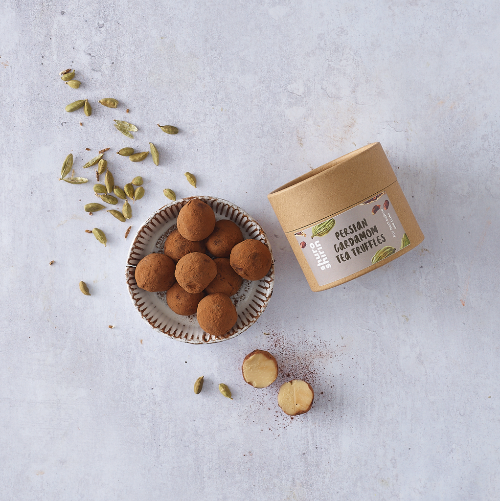 Persian Cardamom Tea Truffles